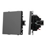 Механизм звонкового выключателя SWT-NOBE-MKR1-SFPL-L-GR (230V, 10A) (Arlight, -)