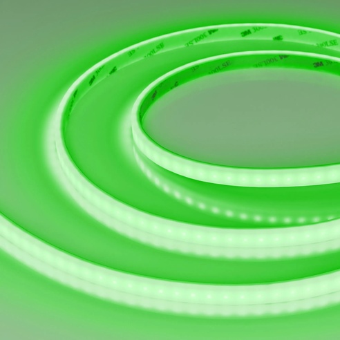 Лента светодиодная герметичная RTW-PSW-A120-10mm 24V Green (9.6 W/m, IP67, 2835, 5m) (Arlight, 5 лет)