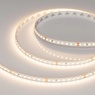 Лента светодиодная RT-A128-8mm 24V Warm3000 (9.6 W/m, IP20, 2835, 5m) (Arlight, высок.эфф.150 лм/Вт)