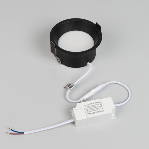 Светильник MS-BREEZE-BUILT-R104-12W Warm2700 (BK, 85 deg, 230V) (Arlight, IP20 Металл, 5 лет)
