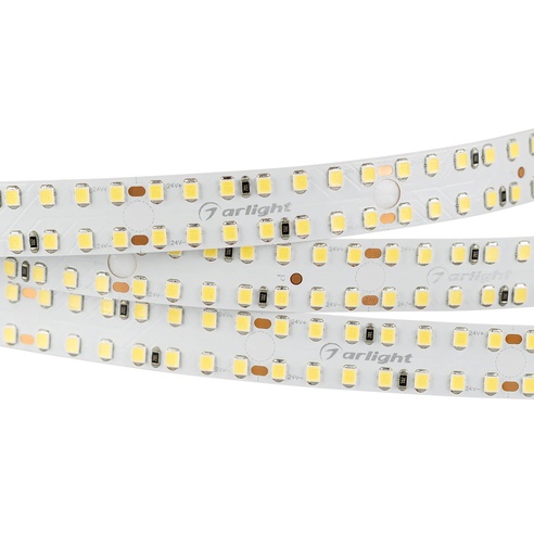 Лента светодиодная S2-2500 24V White 6000K 15mm (2835, 280 LED/m, LUX) (Arlight, 20 Вт/м, IP20)