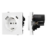 Механизм розетки с USB зарядкой SCT-TENDO-MUAC-PL-WH (230V, 16A) (Arlight, -)
