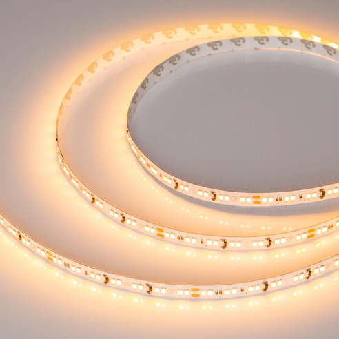 Лента светодиодная RT-A168-10mm 24V Dim-To-Warm (14.4 W/m, IP20, 2835, 5m) (Arlight, Dim-To-Warm)