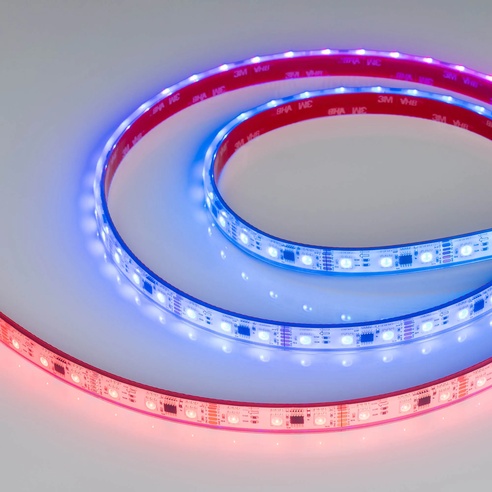 Лента светодиодная герметичная DMX-PFS-B60-12mm 12V RGB-PX3 (14 W/m, IP68, 5060, 5m) (Arlight, -)