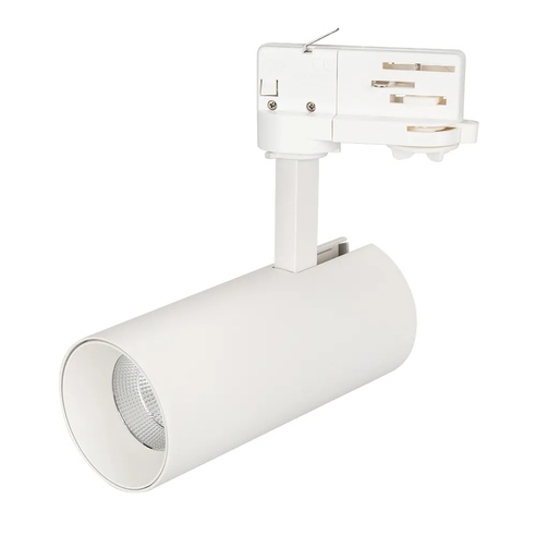 Светильник SP-POLO-TRACK-LEG-R65-8W Warm3000 (WH-WH, 40 deg) (Arlight, IP20 Металл, 3 года)