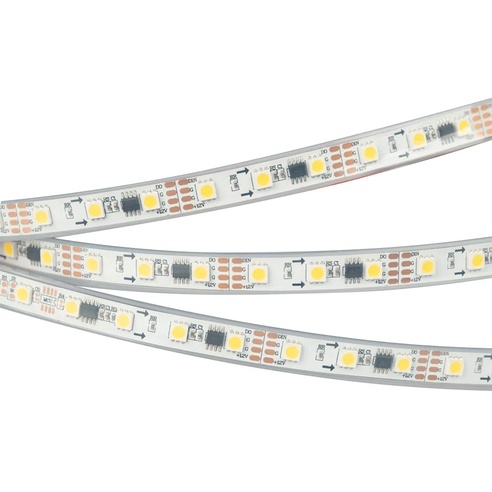 Лента светодиодная SPI-5000P-5060-60 12V Cx3 White6000-Auto (12mm, 13.2W, IP66) (Arlight, Закрытый, IP66)