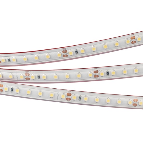 Лента светодиодная RTW 2-5000PS-50m 24V Warm3000 2x (3528, 120 LED/m, LUX) (Arlight, 9.6 Вт/м, IP67)