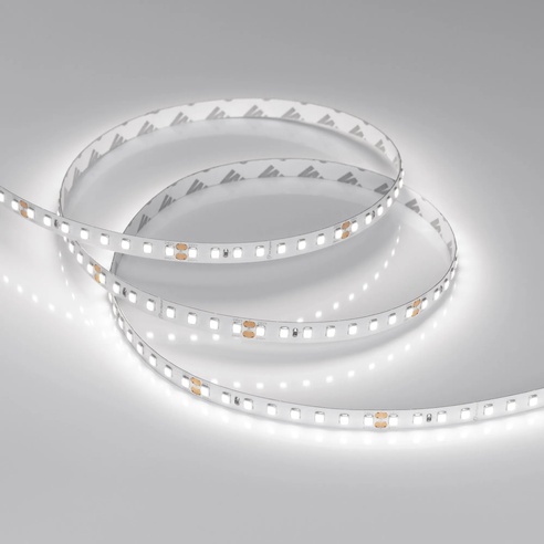 Лента светодиодная RT-A128-8mm 24V White6000 (9.6 W/m, IP20, 2835, 5m) (Arlight, высок.эфф.150 лм/Вт)