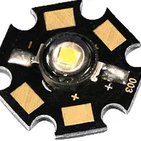 Мощный светодиод ARPL-Star-3W YELLOW (3Y3E) (Arlight, STAR type)