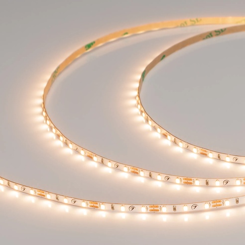 Лента светодиодная MICROLED-M120-3.5mm 12V Warm3000 (8.3 W/m, IP20, 2216, 3m) (Arlight, узкая)