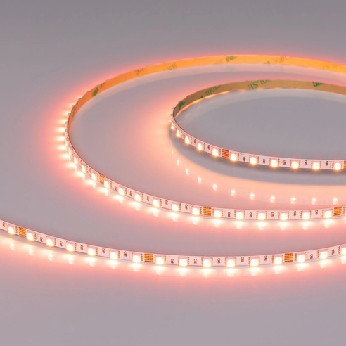 Лента RT-H96-5mm 24V RGBW-Warm-4-in-1 (10 W/m, IP20, 5m) (Arlight, узкая)