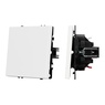 Механизм звонкового выключателя SWT-NOBE-MKR1-SFPL-WH (230V, 10A) (Arlight, Белый кварц)