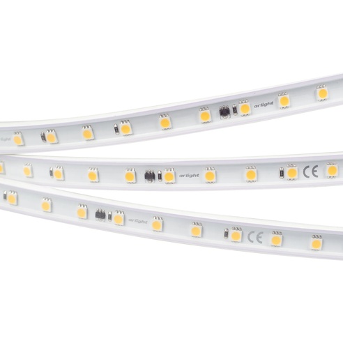 Лента светодиодная ARL-50000PV-5060-54-230V Cool10000 (15mm, 8W, IP65) (Arlight, 8 Вт/м, IP65)
