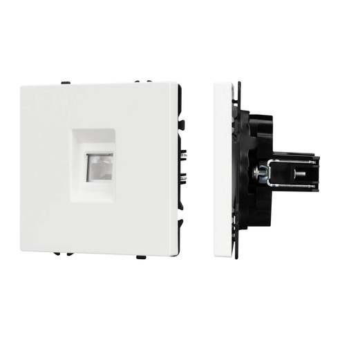 Механизм компьютерной розетки SCT-NOBE-MPC1-SFPL-WH (RJ-45, CAT6) (Arlight, -)