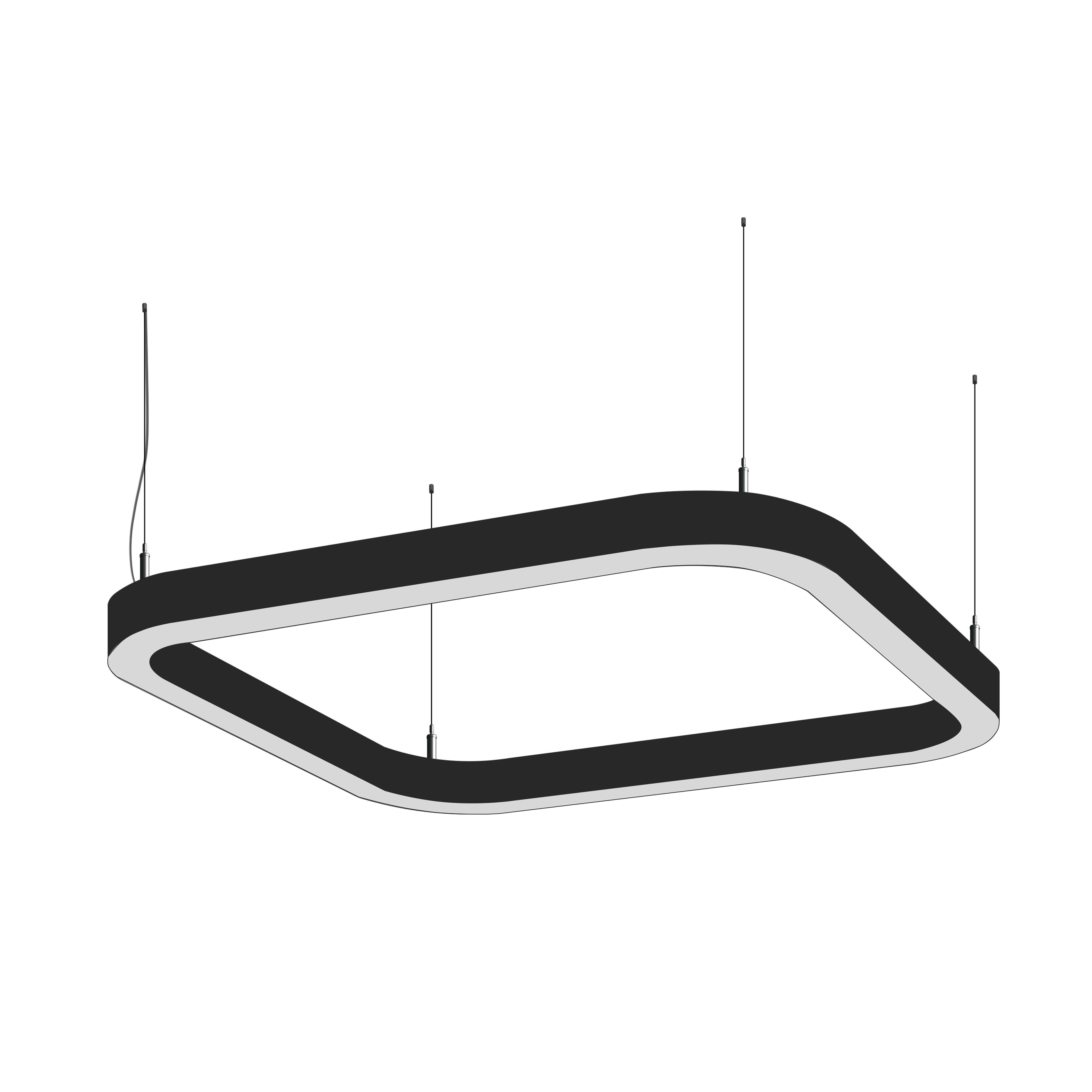 Cветодиодный фигурный светильник MS-ELLIPSE Суперэллипс 900mm 54W 3000/4000/6000К - изображение товара