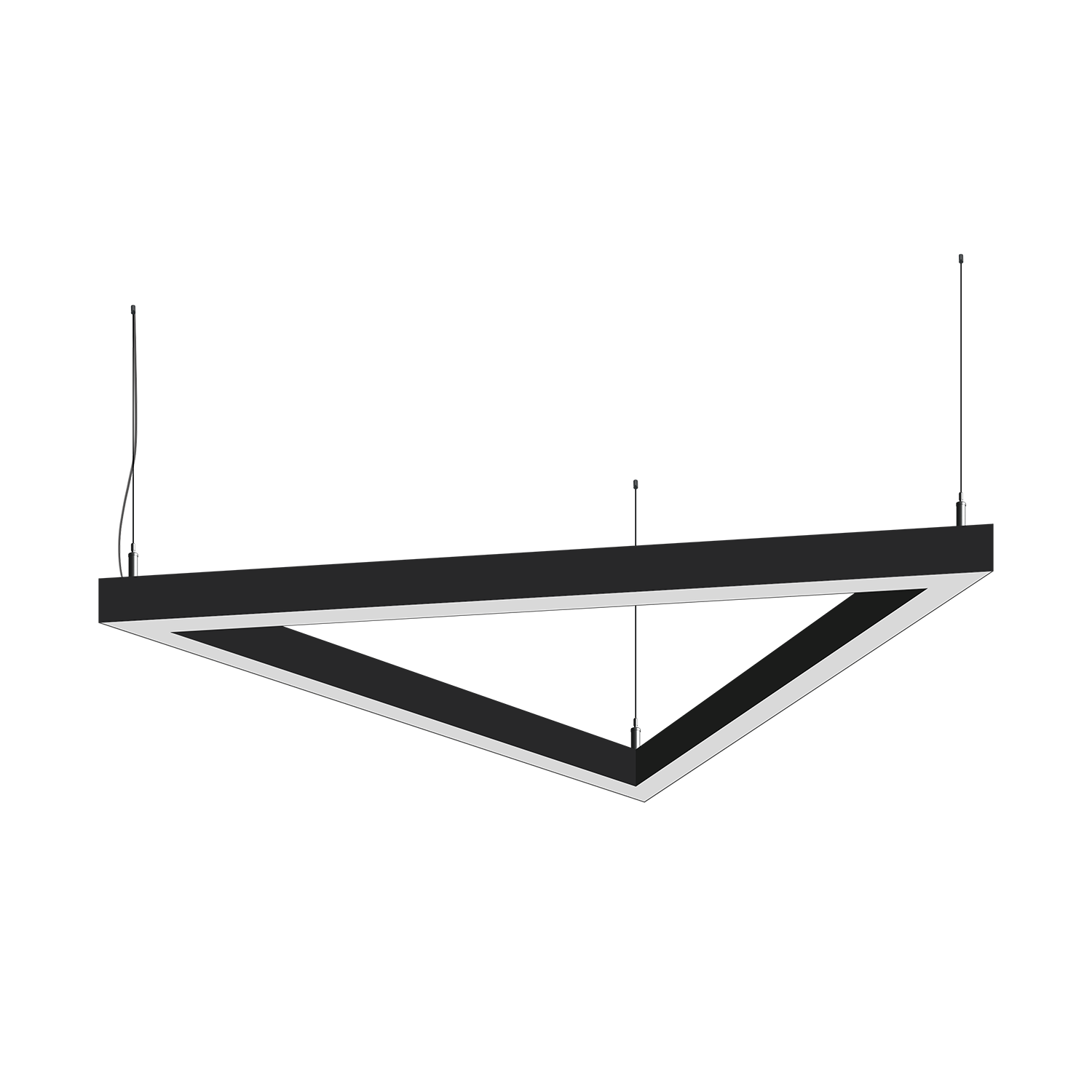 Cветодиодный фигурный светильник MS-TRIO-O Треугольник 3x750mm 80W 3000/4000/6000К - изображение товара