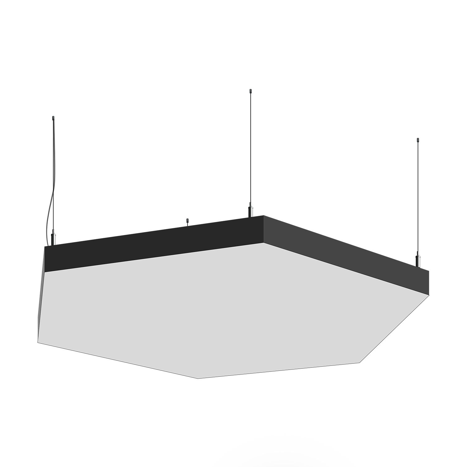 Cветодиодный фигурный светильник MS-HEX Гексагон 2000mm 350W 3000/4000/6000K