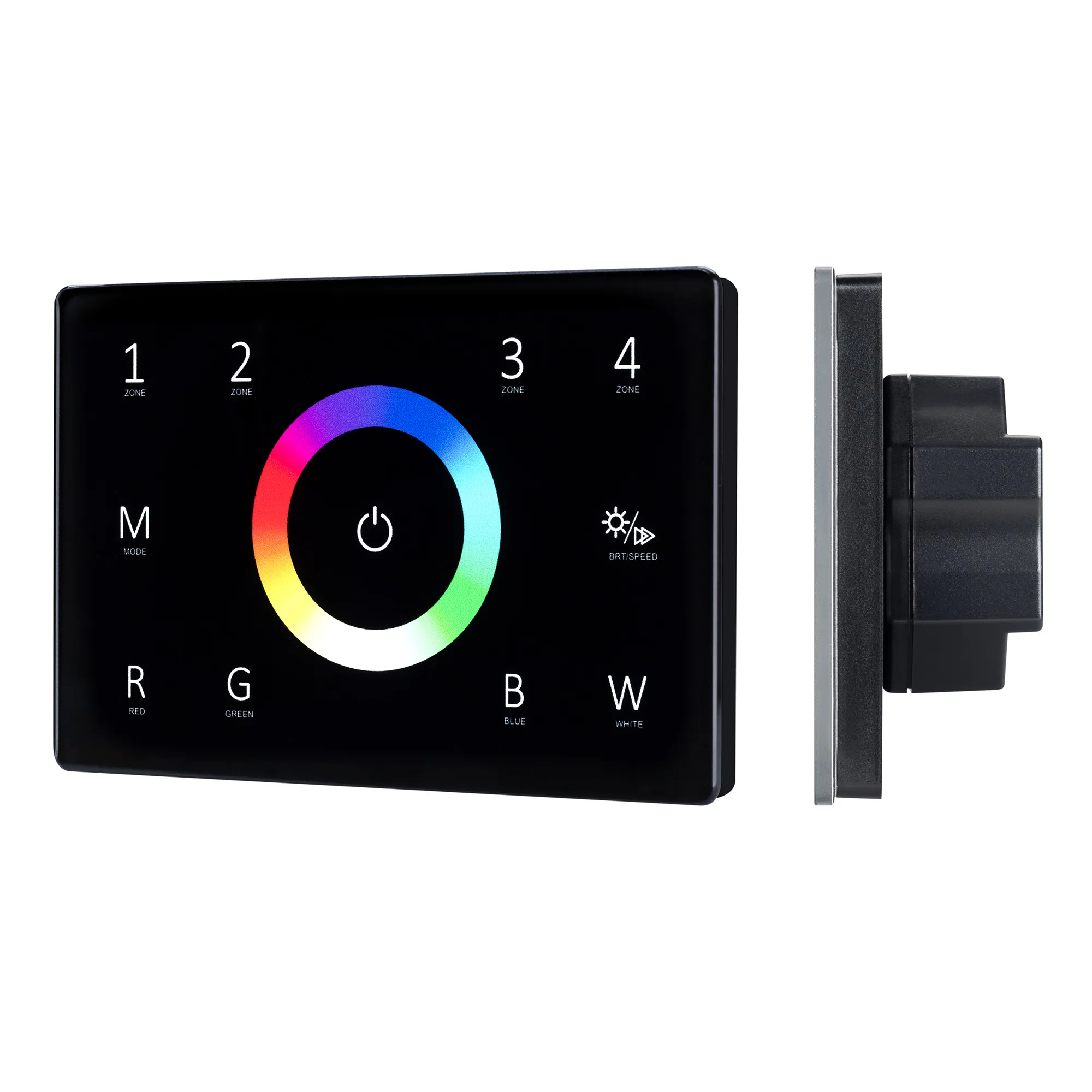 Панель Sens SMART-P85-RGBW Black (230V, 4 зоны, 2.4G) (Arlight, IP20 Пластик, 5 лет) - изображение товара