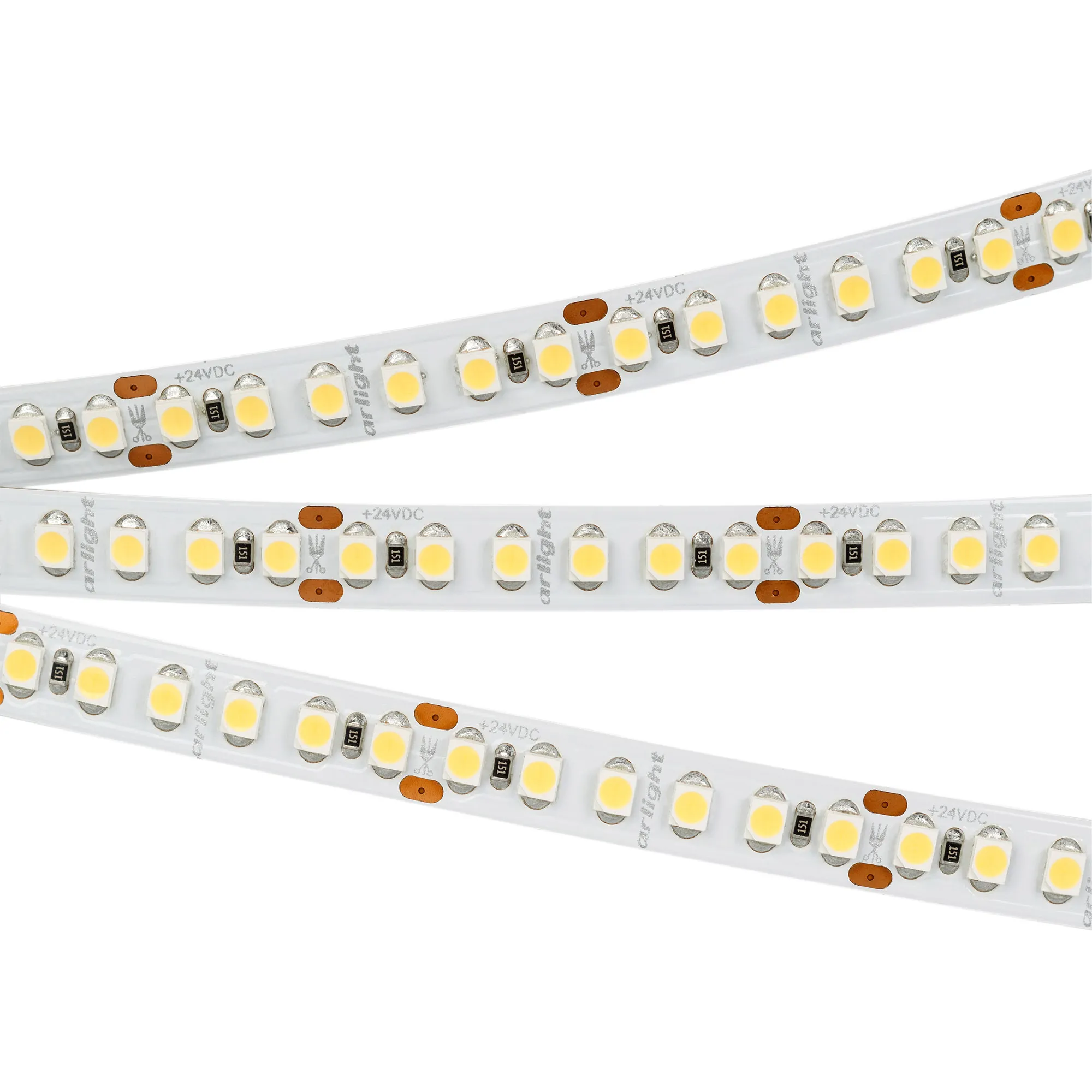 Лента светодиодная RT-A180-8mm 24V White6000 (14.4 W/m, IP20, 3528, 5m) (Arlight, Открытый) - изображение товара