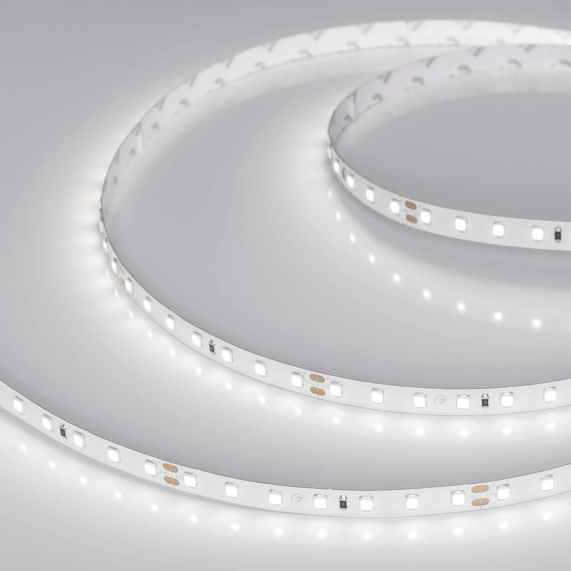 Лента светодиодная RT-A98-8mm 24V Day5000 CRI98 (10 W/m, IP20, 2835, 5m) (Arlight, Открытый)