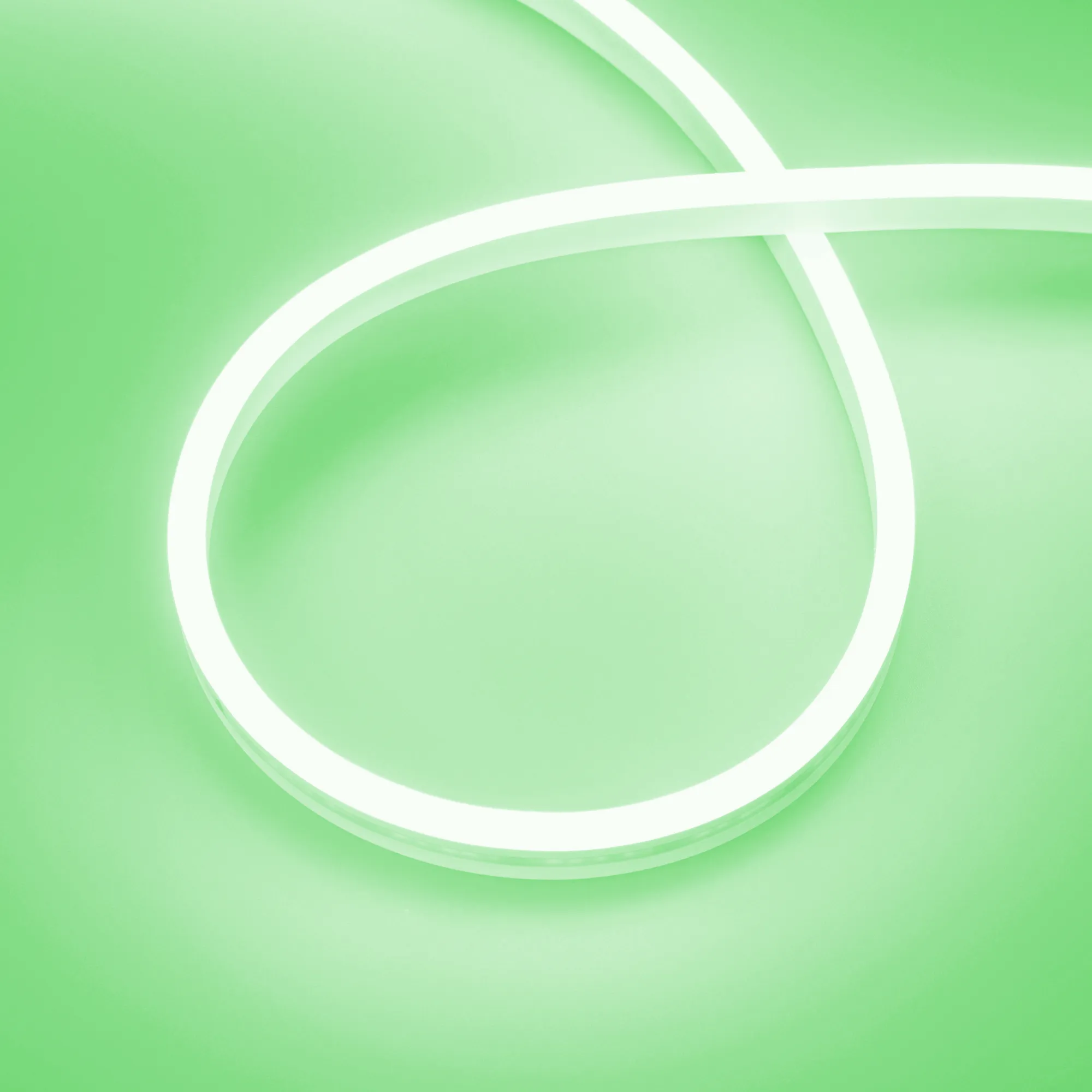 Лента светодиодная герметичная AURORA-PS-A120-12x6mm 24V Green (10 W/m, IP65, 2835, 5m) (Arlight, Силикон) - изображение товара