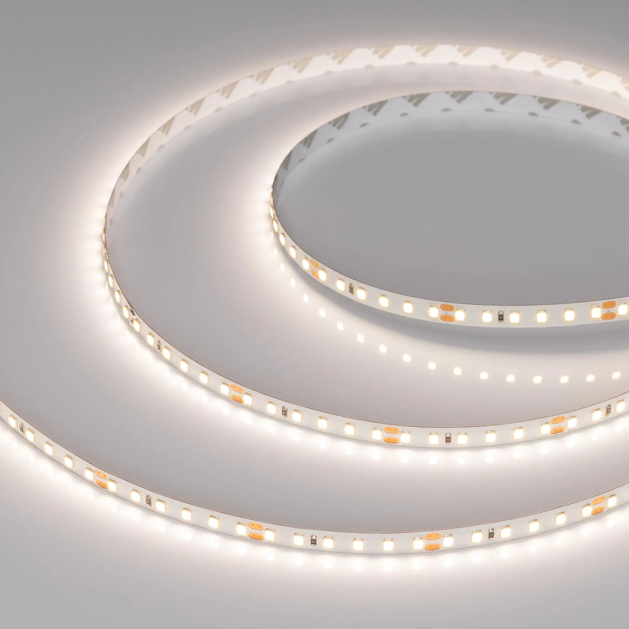 Лента светодиодная RT-A120-8mm 24V Day4000 (9.6 W/m, IP20, 2835, 5m) (Arlight, Открытый) - изображение товара