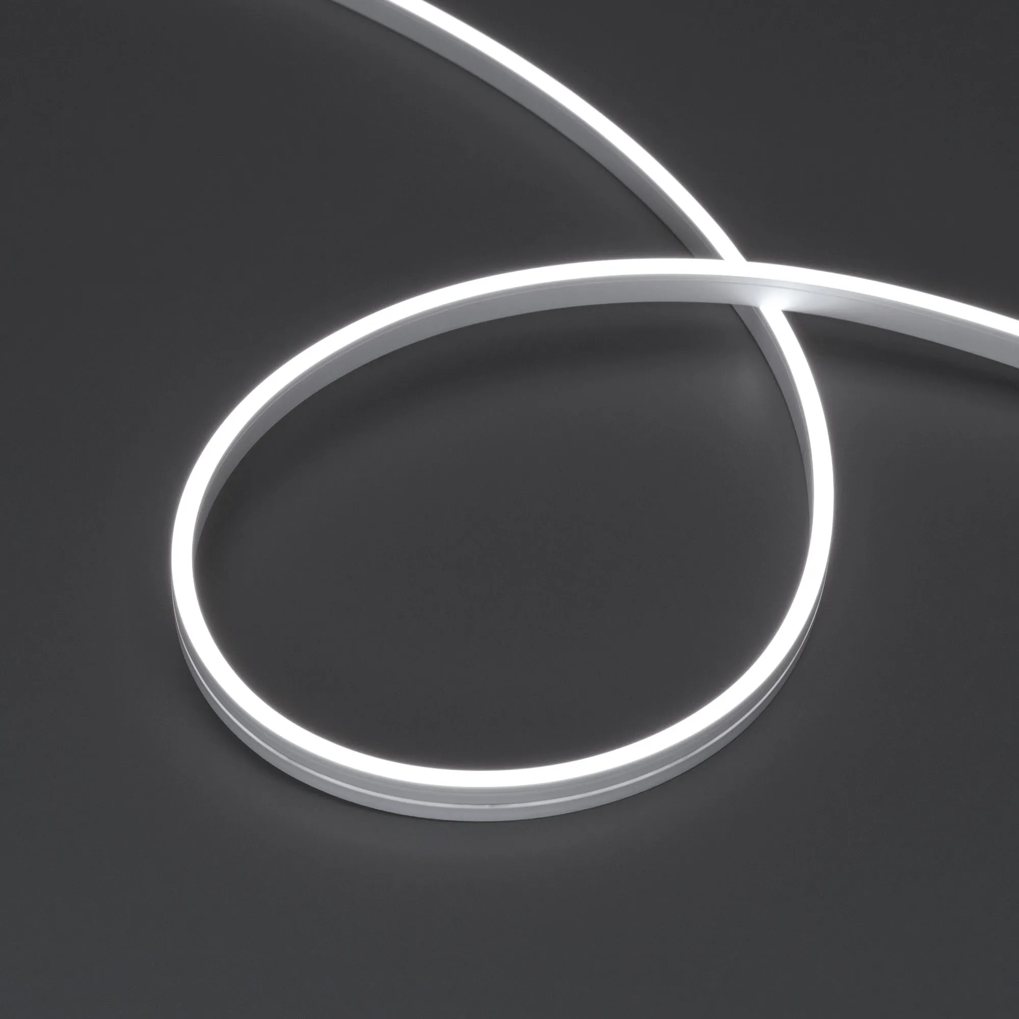 Лента светодиодная герметичная MOONLIGHT-SIDE-A168-4x10mm 24V White6000 (7.2 W/m, IP65, 5m, wire x2) (Arlight, Вывод прямой, 3 года) - изображение товара