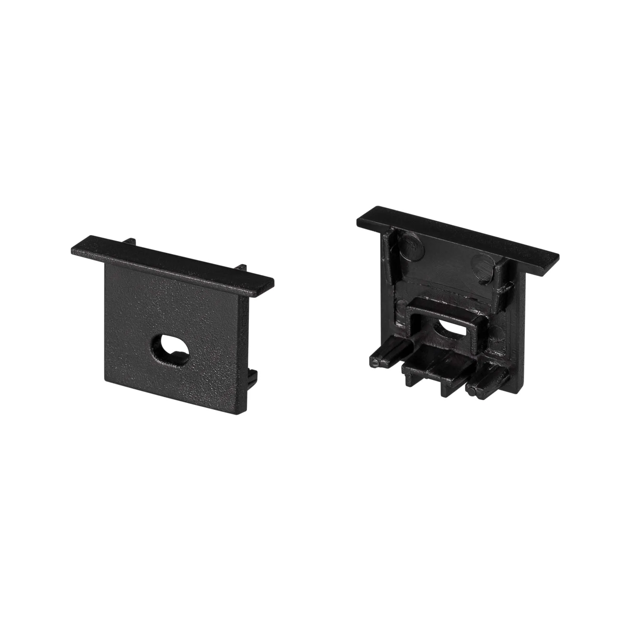 Заглушка SL-COMFORT-1716-F BLACK c отверстием (Arlight, Пластик) - изображение товара