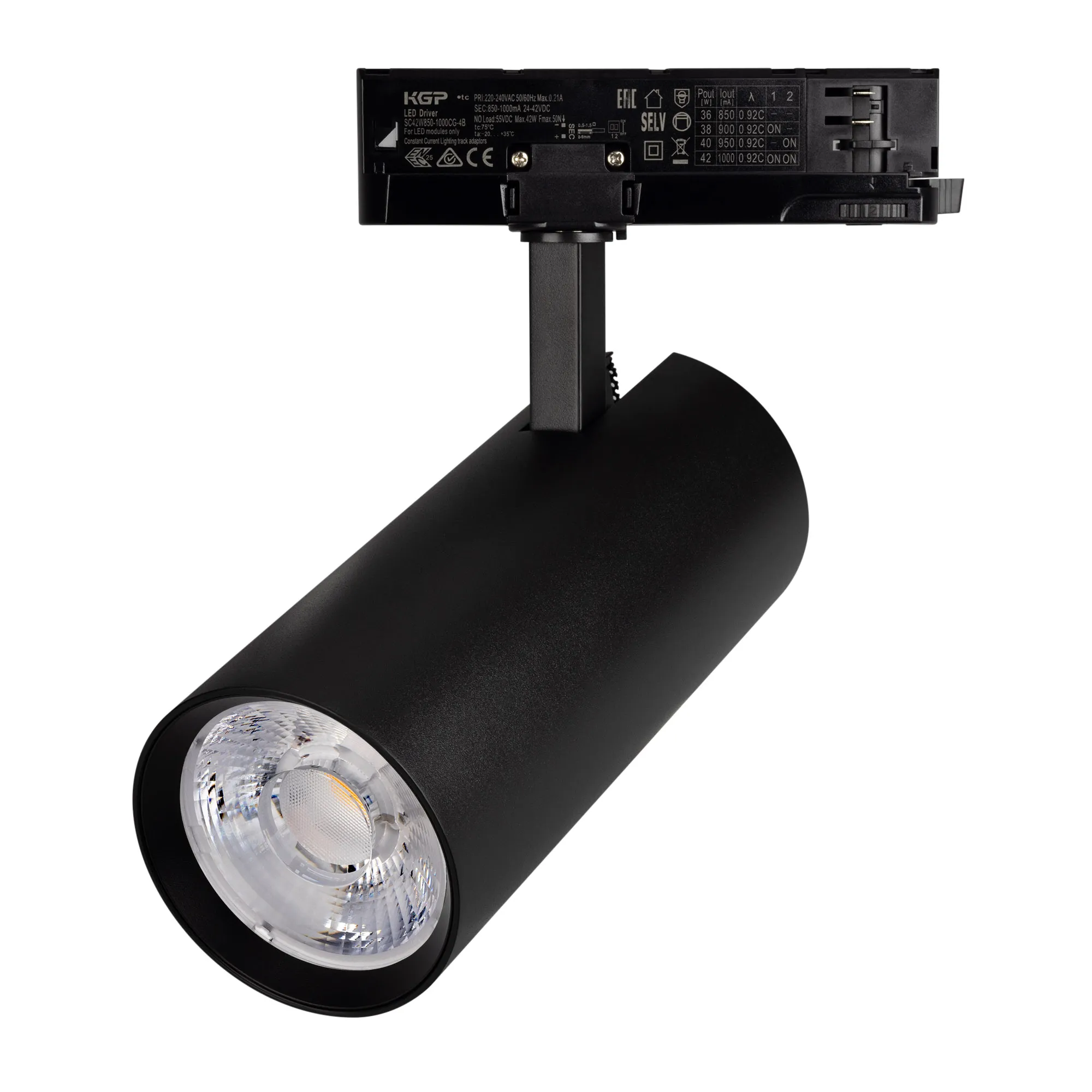 Светильник LGD-GERA-4TR-R90-40W Day4000 (BK, 15 deg, 230V) (Arlight, IP20 Металл, 5 лет) - изображение товара