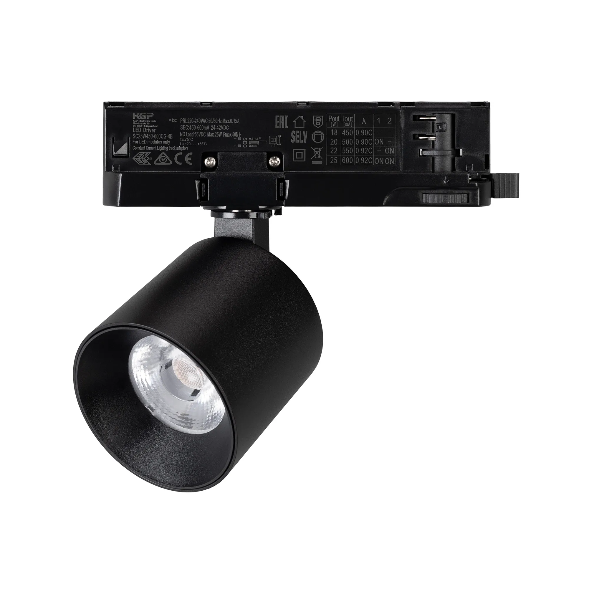 Светильник LGD-DYKE-4TR-R75-16W Warm3000 (BK, 20 deg, 230V) (Arlight, IP20 Металл, 5 лет) - изображение товара