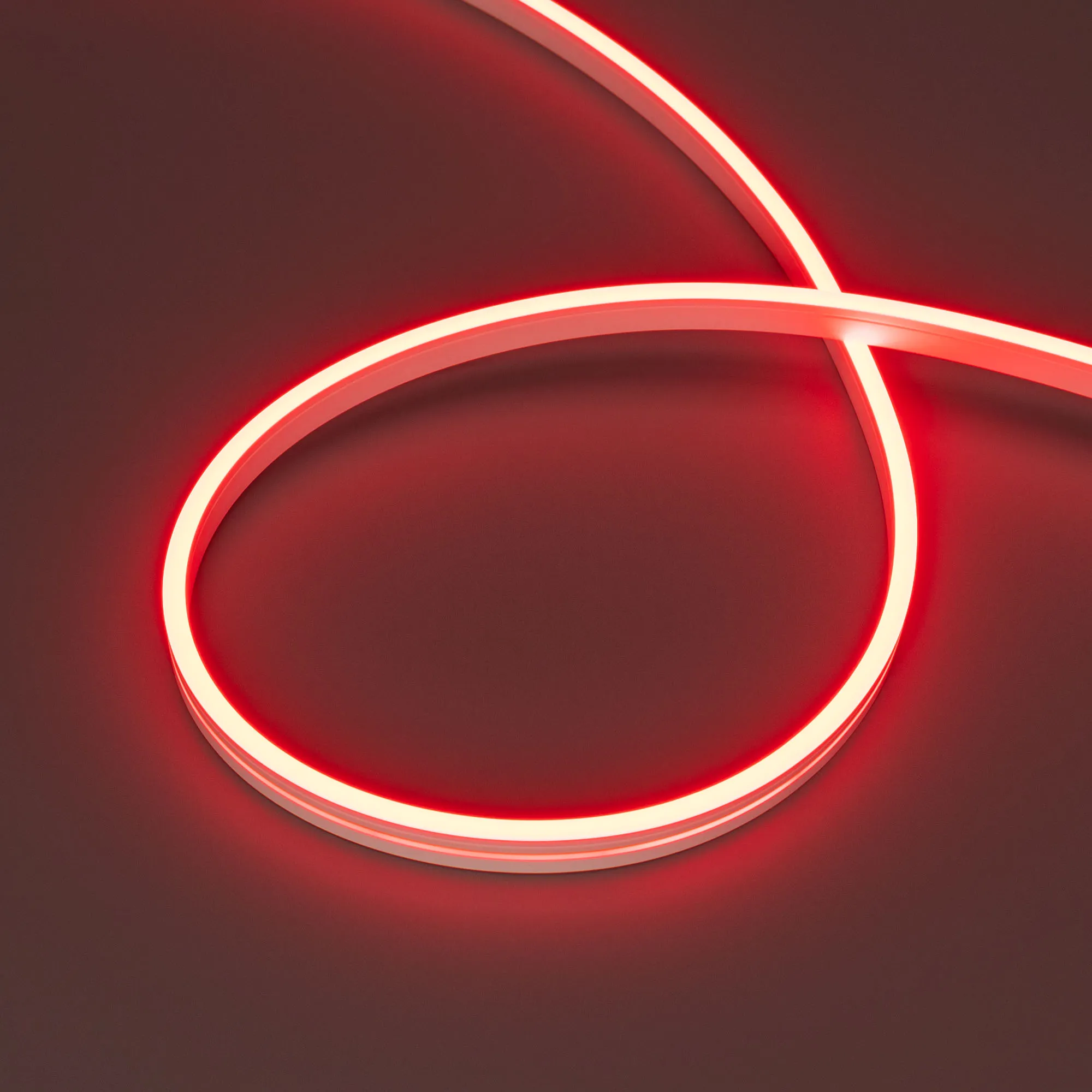 Лента светодиодная герметичная MOONLIGHT-SIDE-A168-4x10mm 24V Red (7.2 W/m, IP65, 5m, wire x2) (Arlight, Вывод прямой, 3 года) - изображение товара