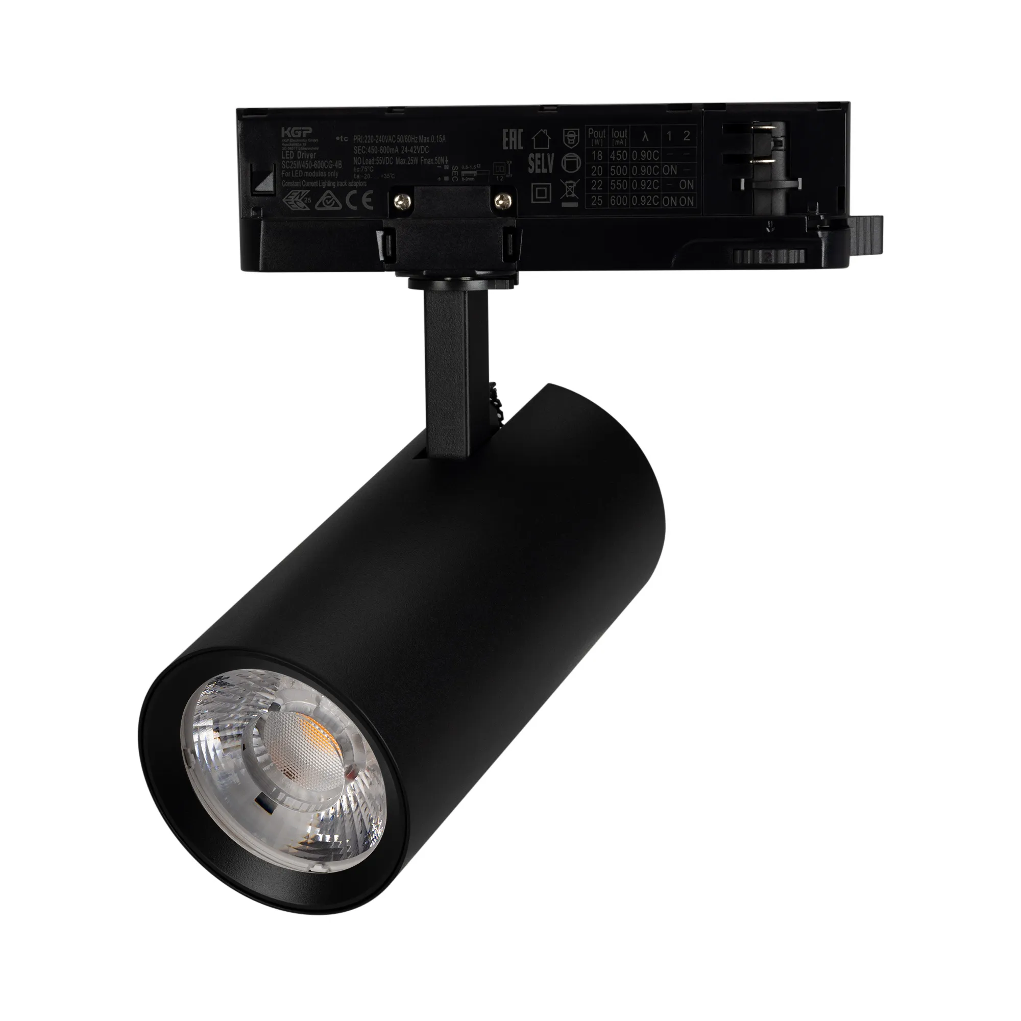 Светильник LGD-GERA-4TR-R74-20W Day4000 (BK, 15 deg, 230V) (Arlight, IP20 Металл, 5 лет) - изображение товара