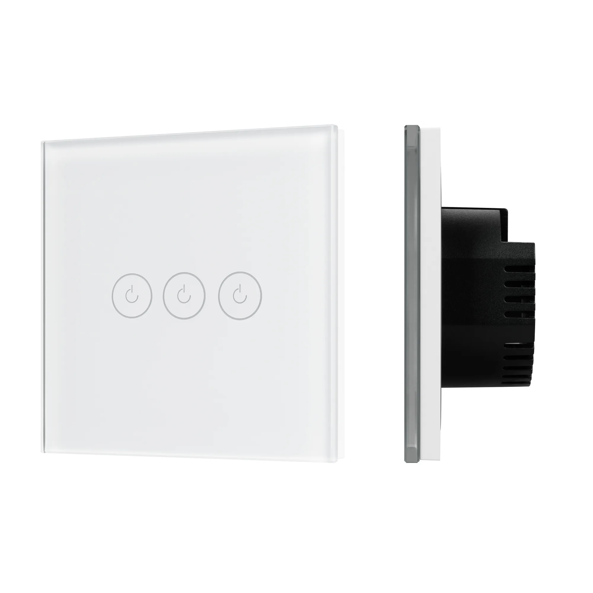 Выключатель сенсорный SWT-OMALI-S03-ZB-WH (250V, 10A, Zigbee) (Arlight, Стекло)