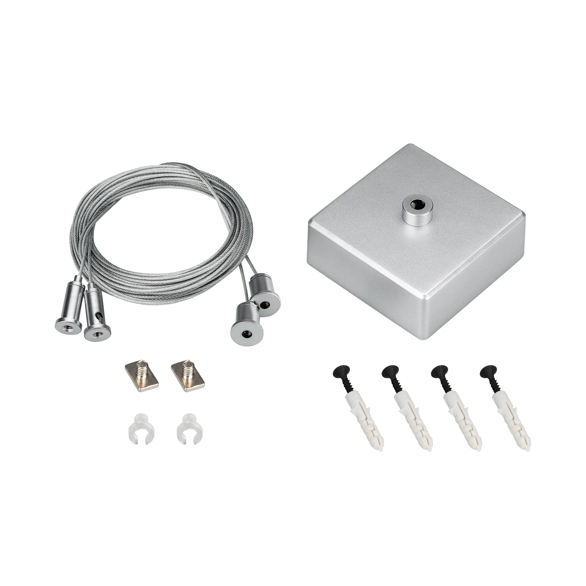Подвес ARL-2x4m Set (Silver box, Pad 9x2mm) (Arlight, Металл) - изображение товара