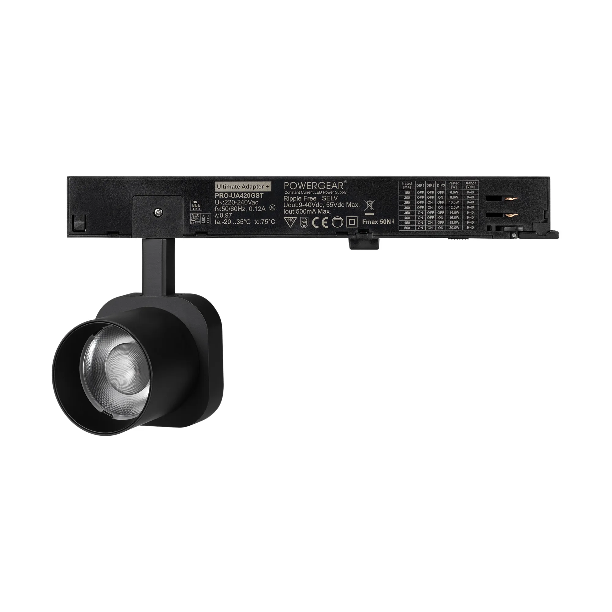 Светильник LGD-DIAFILM-4TR-R60-10W Warm3000 (BK, 20 deg, 230V) (Arlight, IP20 Металл, 5 лет) - изображение товара