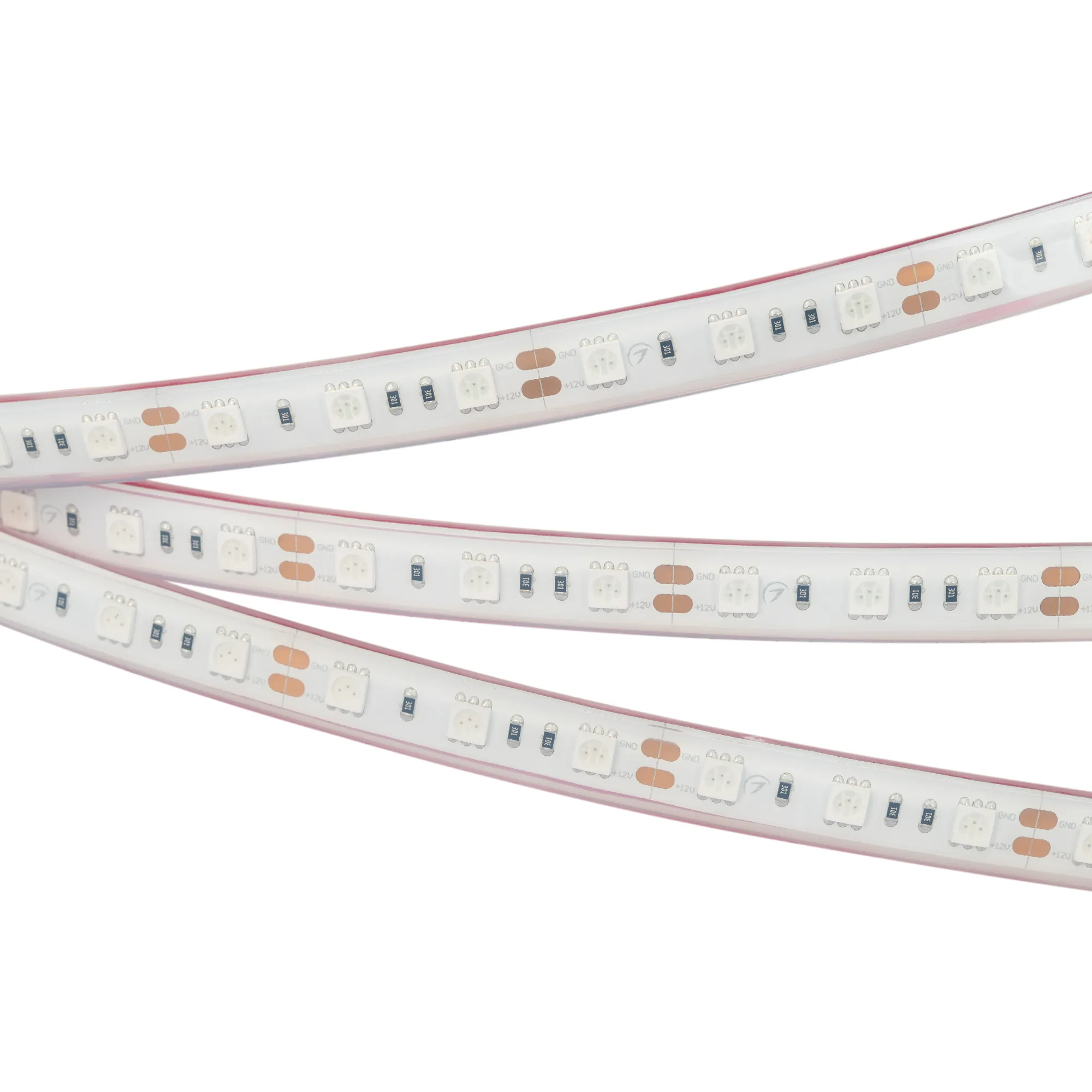Лента светодиодная RTW 2-5000PGS 12V Blue 2x (5060, 300 LED, LUX) (Arlight, 14.4 Вт/м, IP67)