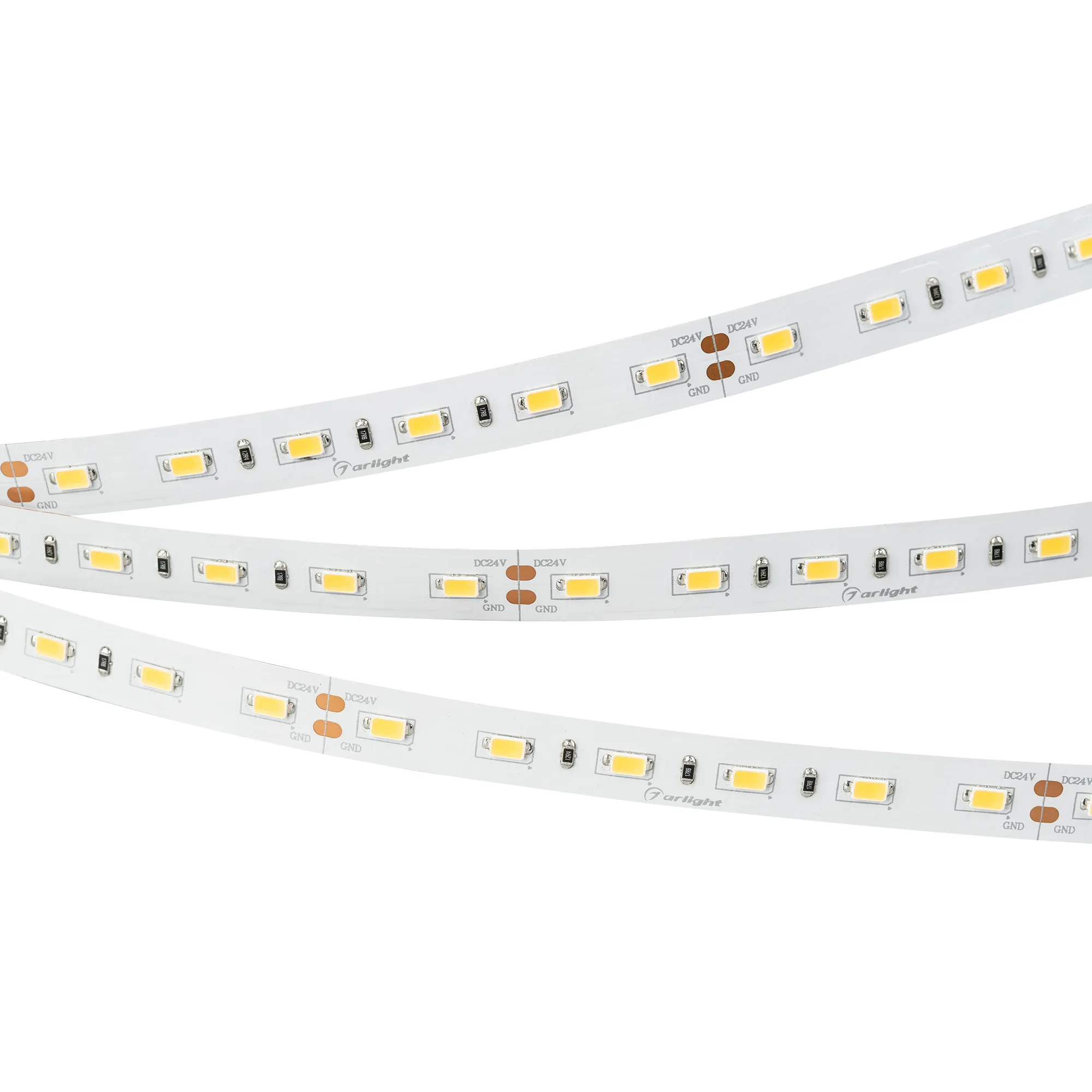 Лента светодиодная ULTRA-5000 24V Day4000 2xH (5630, 300 LED, LUX) (Arlight, 27 Вт/м, IP20)