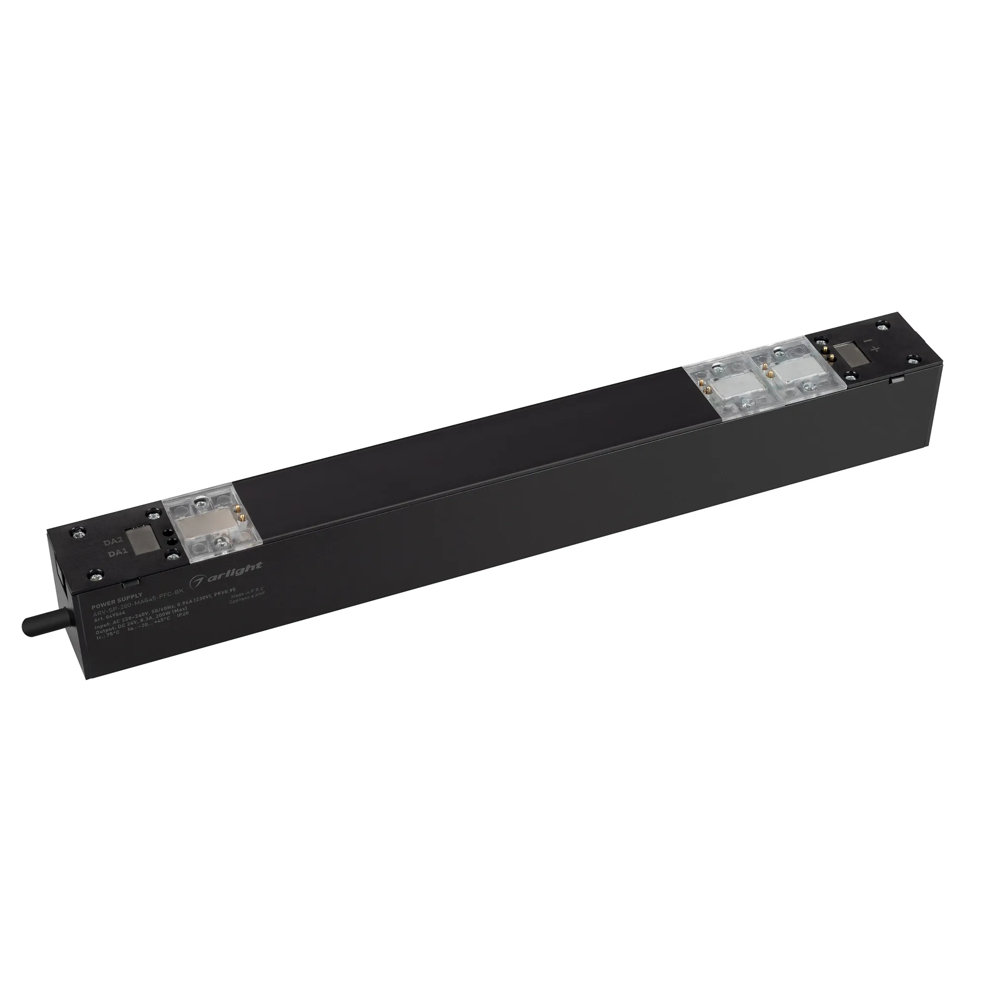 Блок питания ARV-SP-200-MAG45-PFC-BK (24V, 8.3A, 200W) (Arlight, IP20 Пластик, 5 лет) - изображение товара
