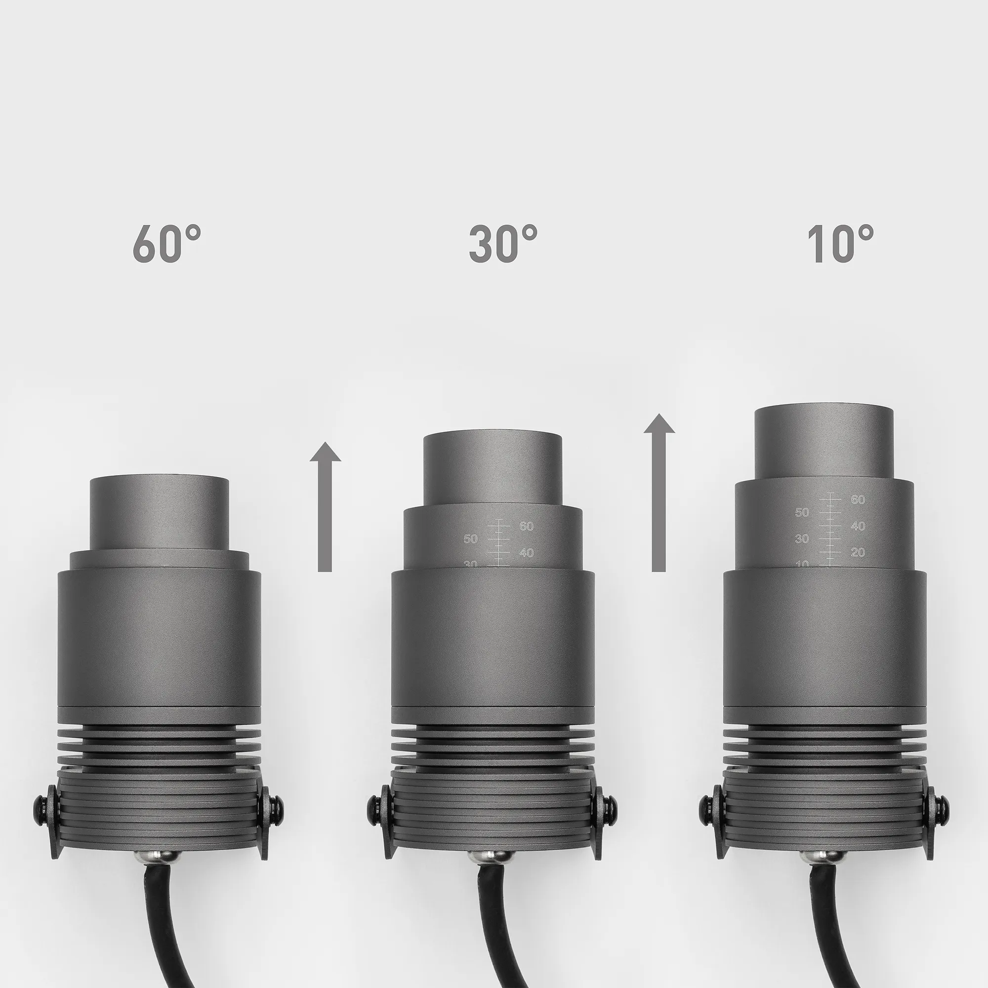Светильник ALT-RAY-ZOOM-R61-12W Warm3000 (DG, 10-60 deg, 230V) (Arlight, IP67 Металл, 3 года) - изображение товара