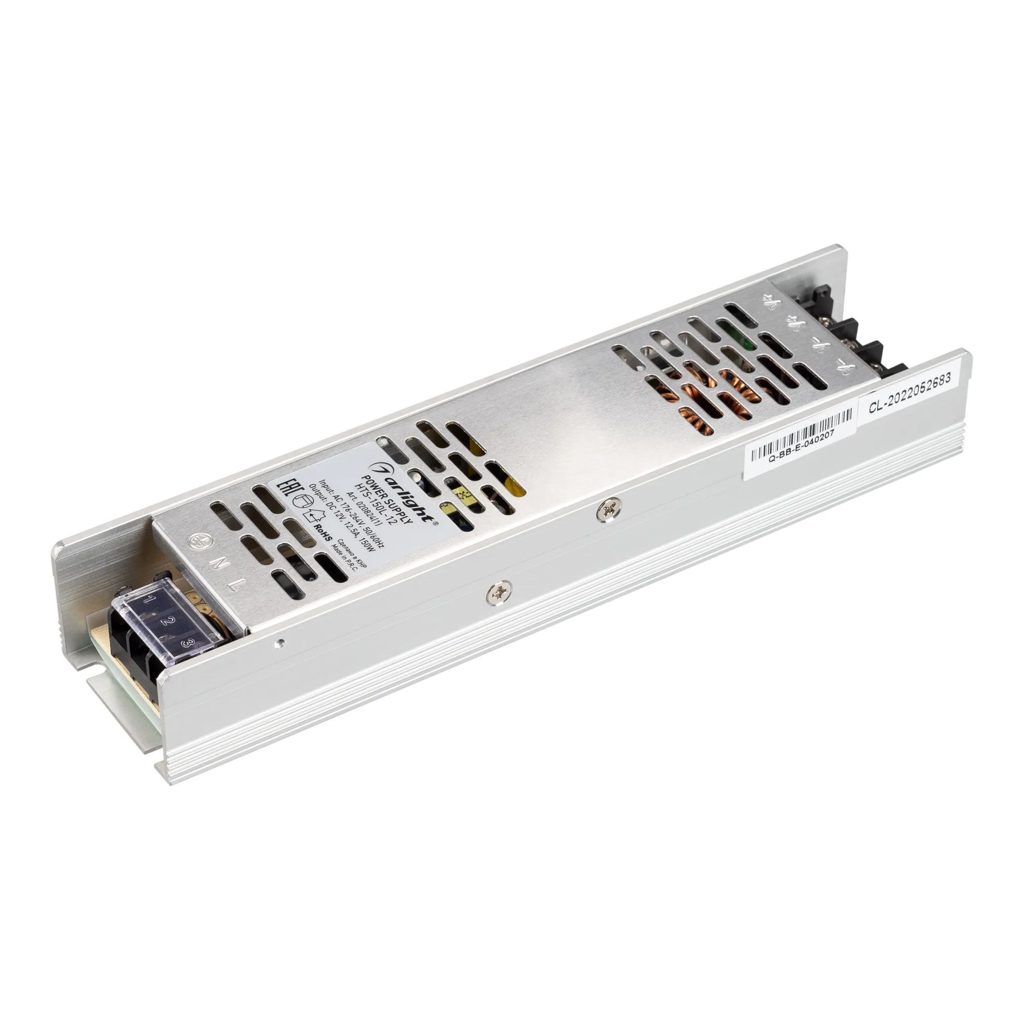 Блок питания HTS-150L-12 (12V, 12.5A, 150W) (Arlight, IP20 Сетка, 3 года) - изображение товара