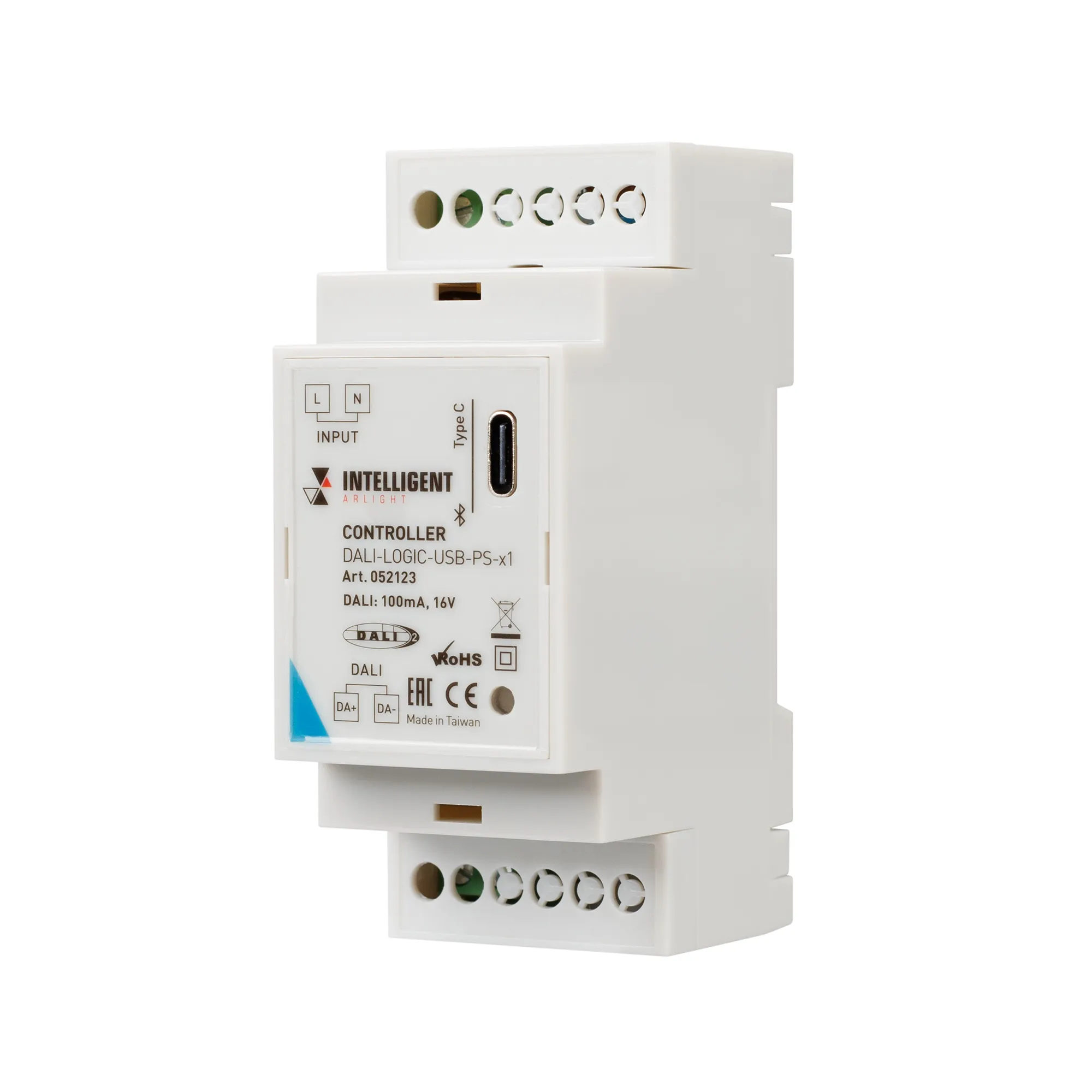 INTELLIGENT ARLIGHT Контроллер DALI-LOGIC-USB-PS-x1 (BUS/230V, BLE) (IARL, IP20 Пластик, 2 года) - изображение товара