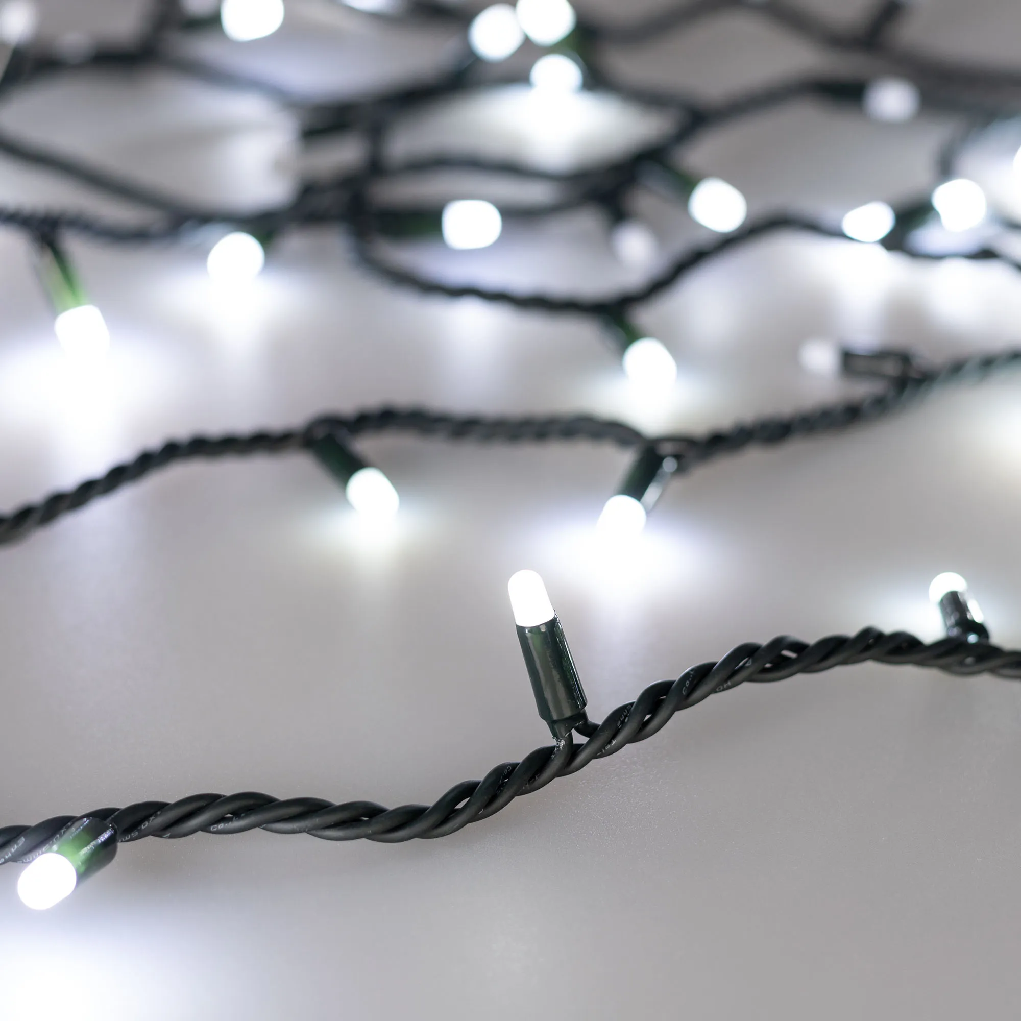 Светодиодная гирлянда ARD-STRING-PRO-1000-GREEN-100LED-MILK-PULSE White (230V, 7W) (Ardecoled, IP65) - изображение товара