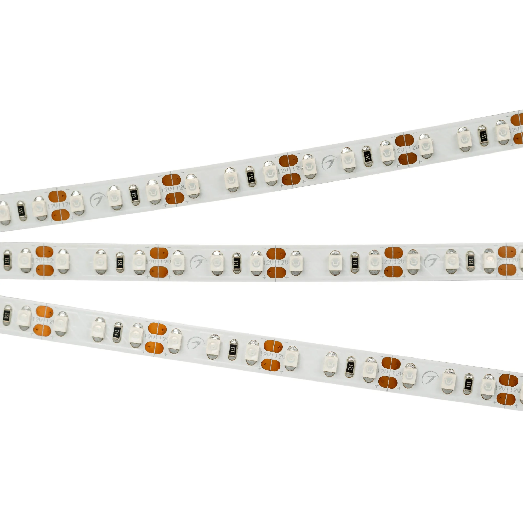 Лента светодиодная RT 2-5000 12V Red 2x (3528, 600 LED, LUX) (Arlight, 9.6 Вт/м, IP20)