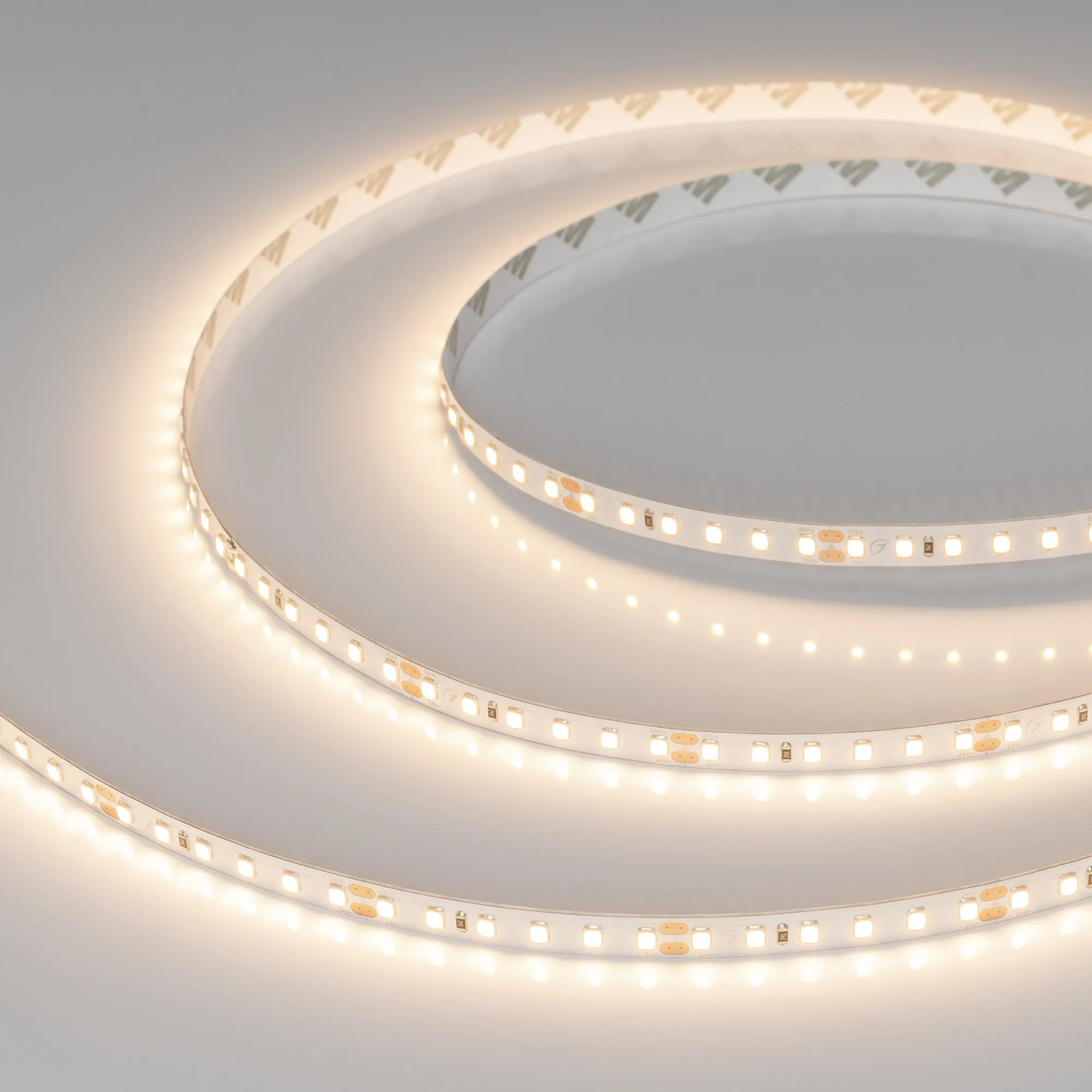 Лента светодиодная UL-A120-8mm 24V Warm3000 (14.4 W/m, IP20, 5m) (Arlight, 7 лет)