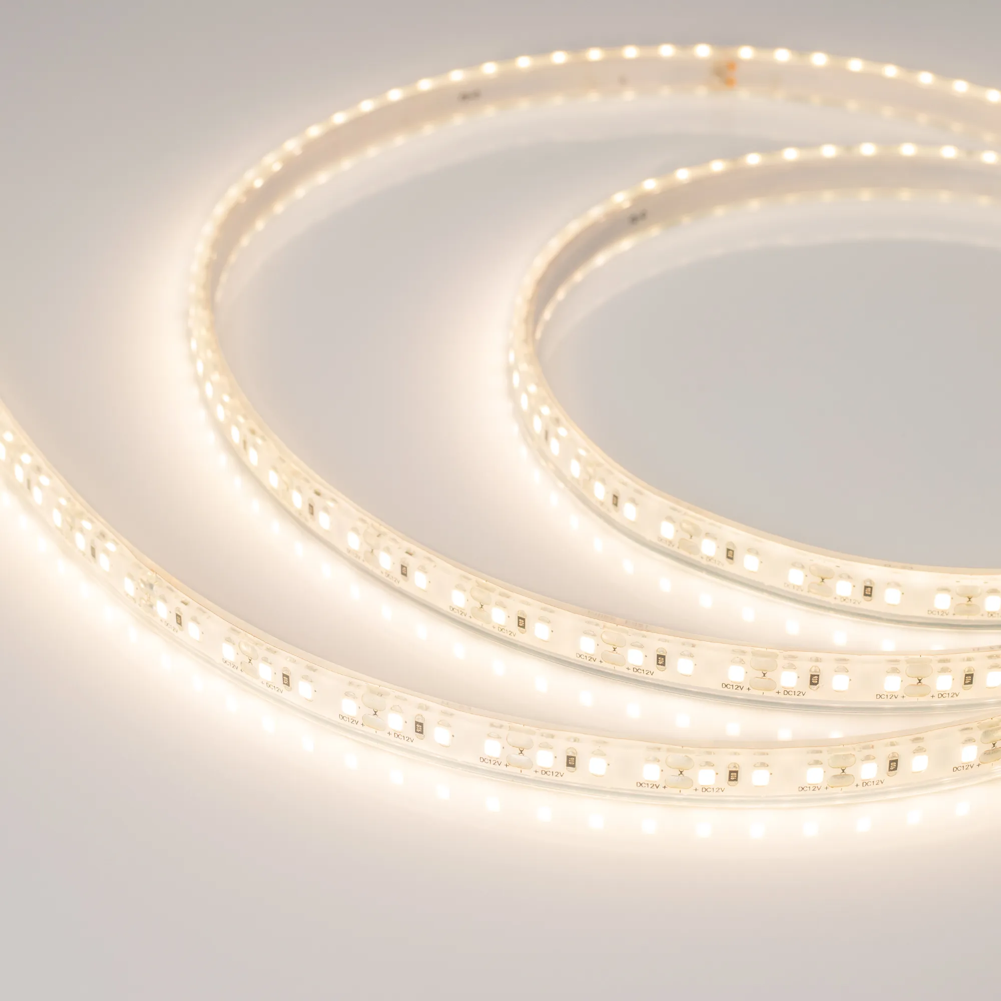 Лента светодиодная герметичная RTW-PU-A120-10.5mm 12V Warm3000 (16.8 W/m, IP68, Wire 2m, 5m) (Arlight, -) - изображение товара