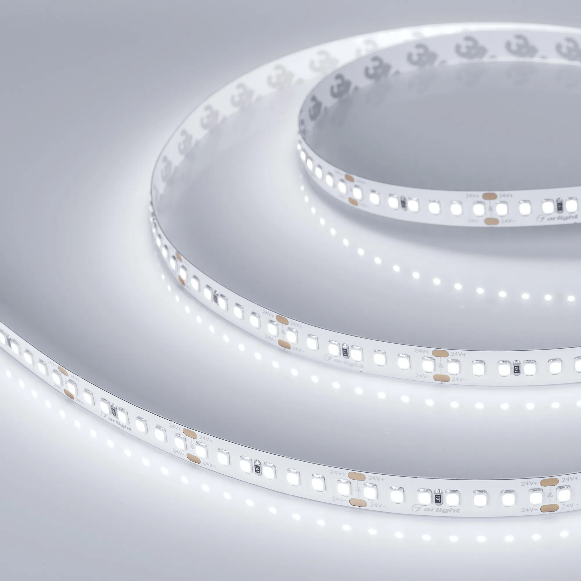 Лента светодиодная RT-A168-10mm 24V White6000 (17 W/m, IP20, 2835, 5m) (Arlight, Открытый) - изображение товара