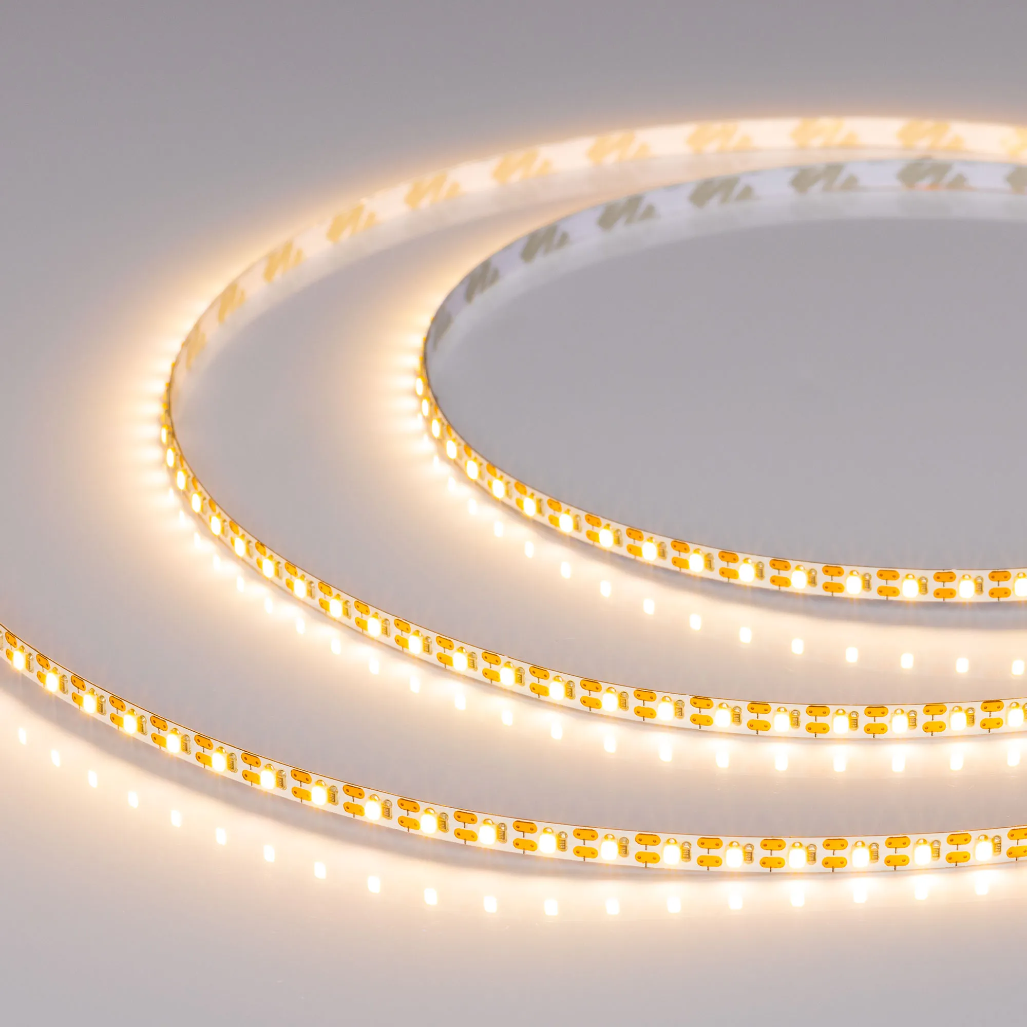 Лента FC-M160-4mm 24V Warm2700-CX1 (10 W/m, IP20, 5m) (Arlight, резка 1 светодиод) - изображение товара