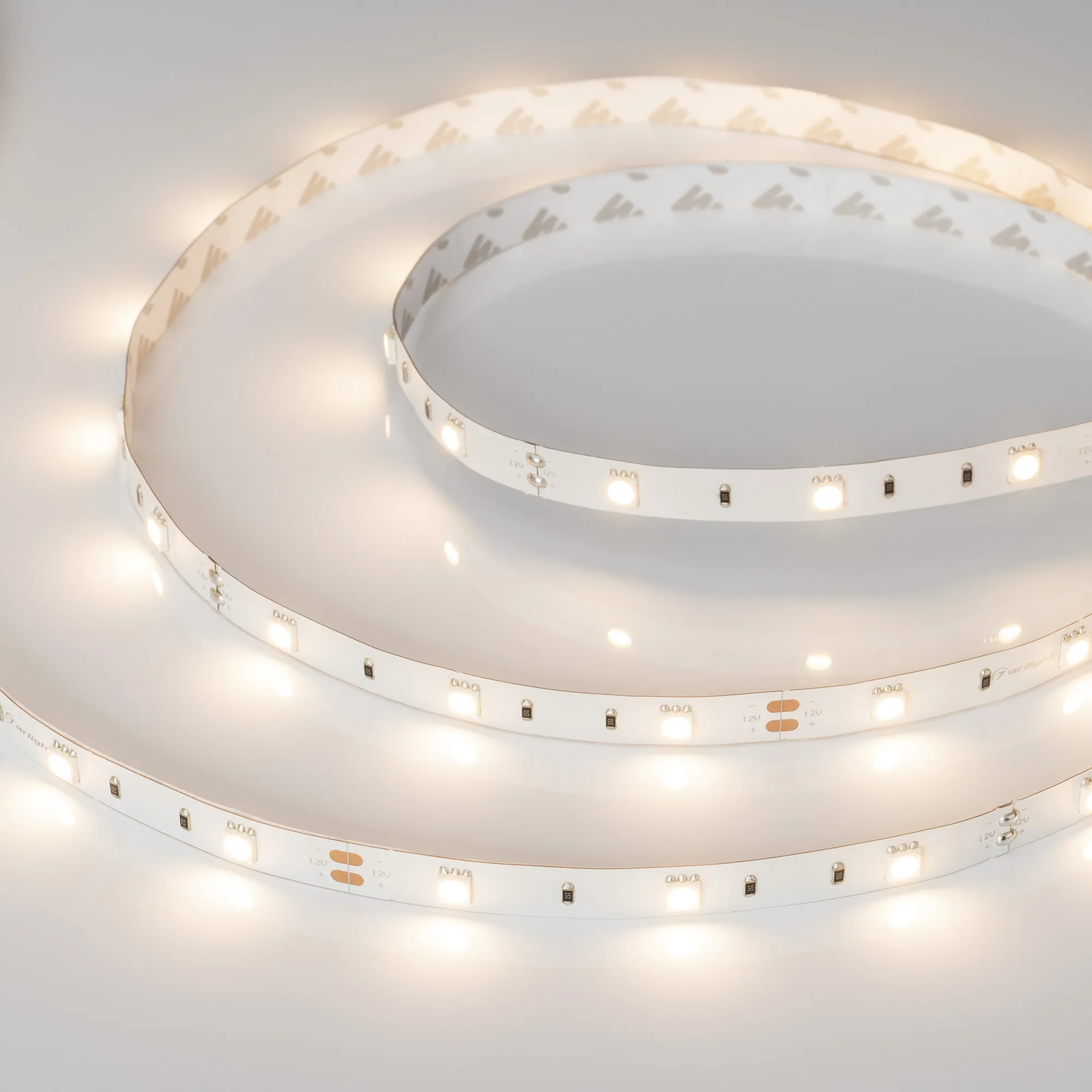 Лента светодиодная RT-B30-10mm 12V Warm3000 (7.2 W/m, IP20, 5060, 5m) (Arlight, 7.2 Вт/м, IP20)