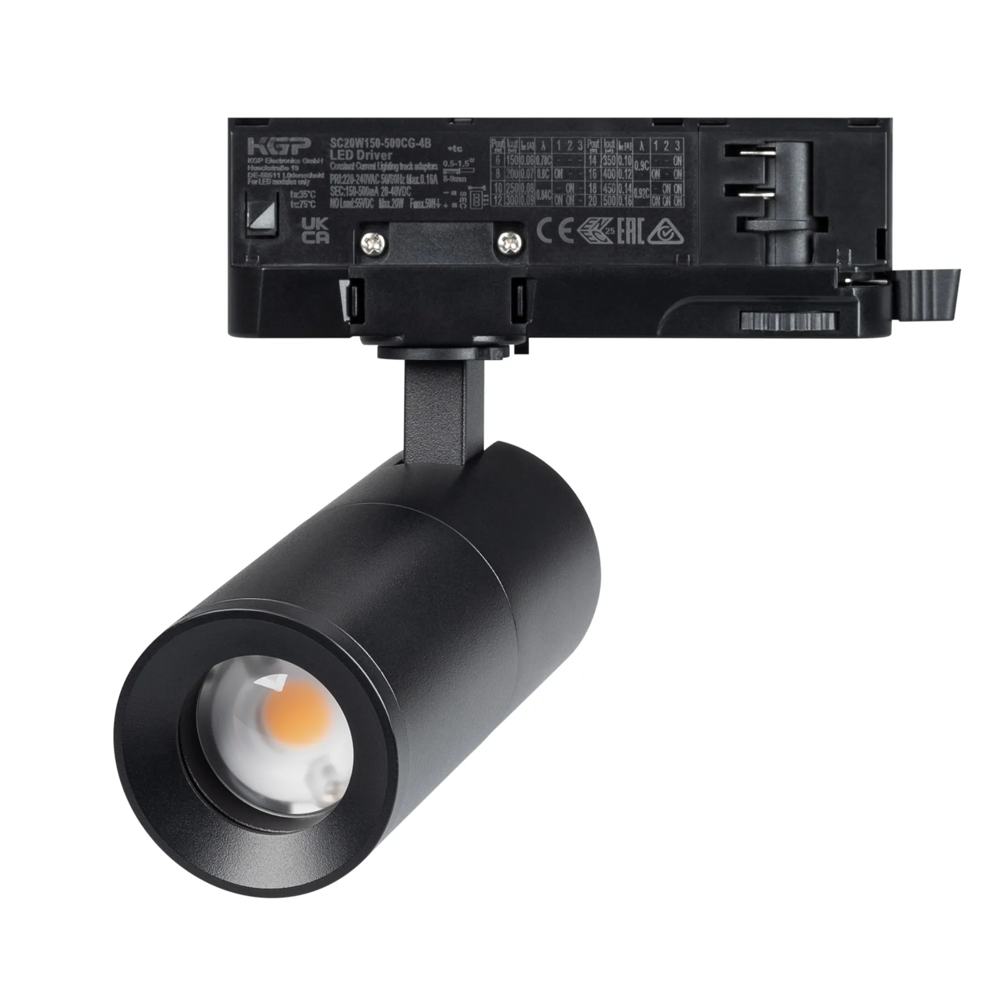 Светильник LGD-ARTEMIS-TRACK-4TR-R55-12W Day4000 (BK, 8-80 deg, 230V, DALI) (Arlight, IP20 Металл, 5 лет) - изображение товара
